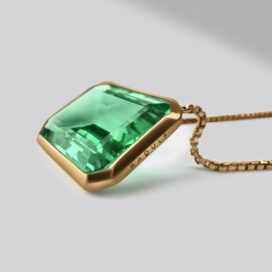 PARAÍBA FLOW NECKLACE 18K Gold Vermeil — close-up