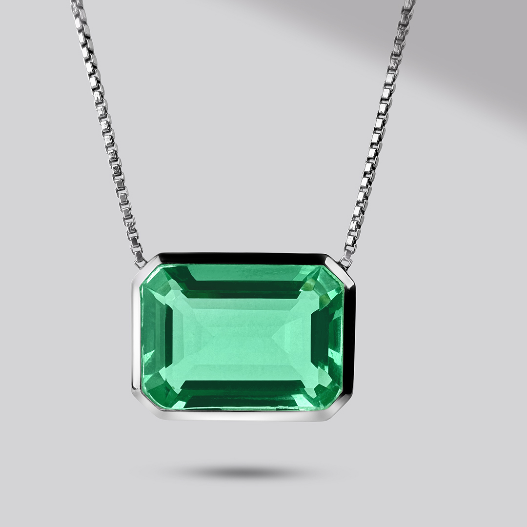 PARAÍBA FLOW NECKLACE Sterling Silver — main view