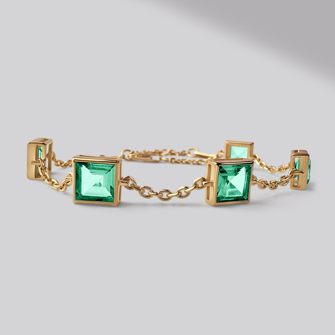 PARAÍBA FLOW BRACELET 18K Gold Vermeil — close-up