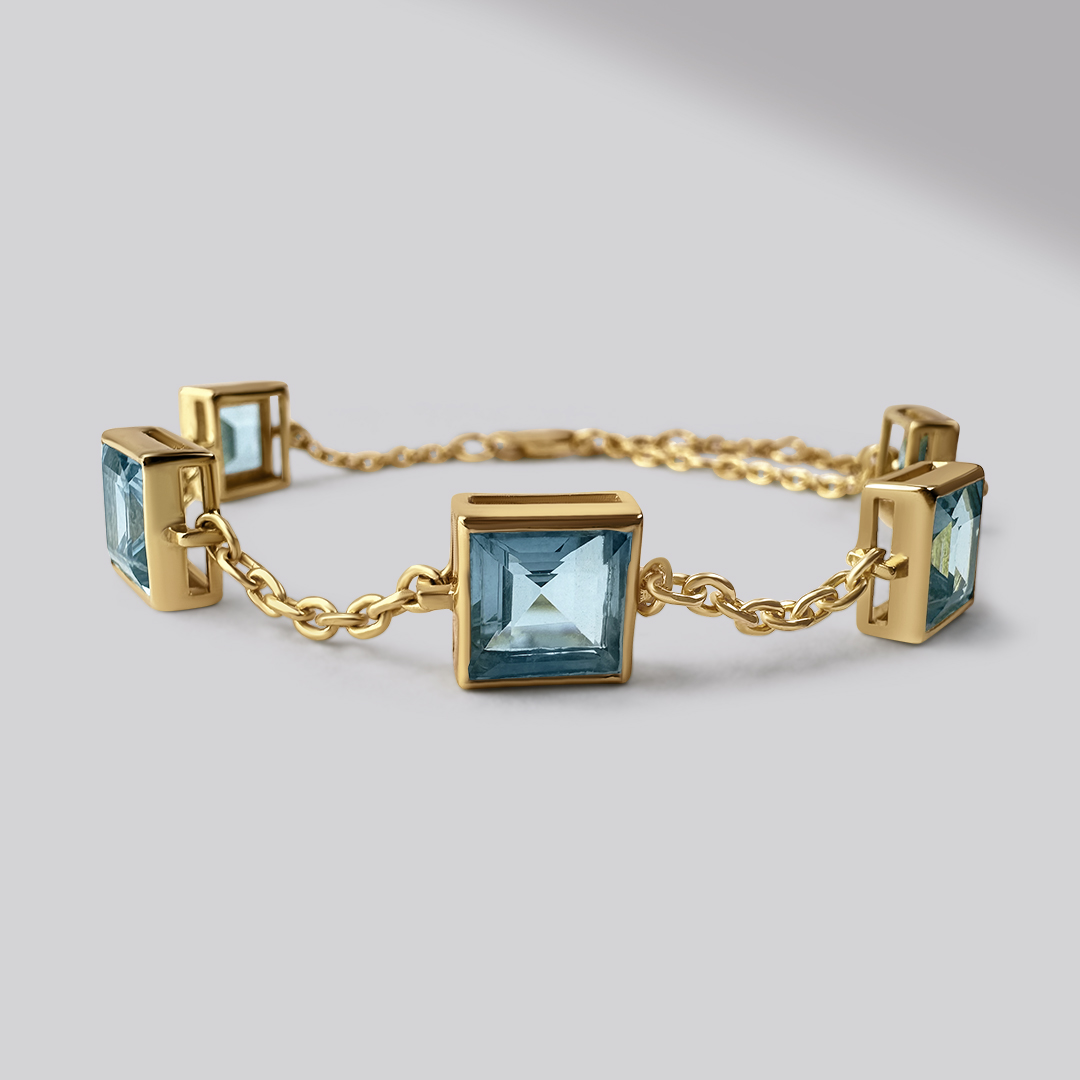 TOPAZ BREEZE BRACELET 18K Gold Vermeil — close-up