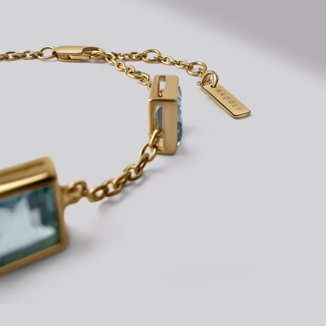TOPAZ BREEZE BRACELET 18K Gold Vermeil — on model