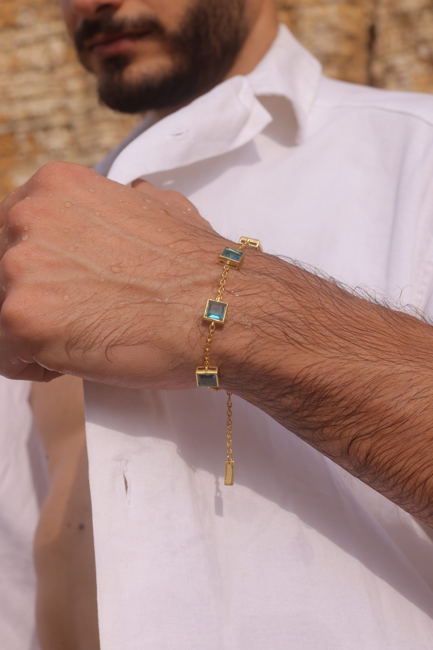 TOPAZ BREEZE BRACELET 18K Gold Vermeil — detail shot