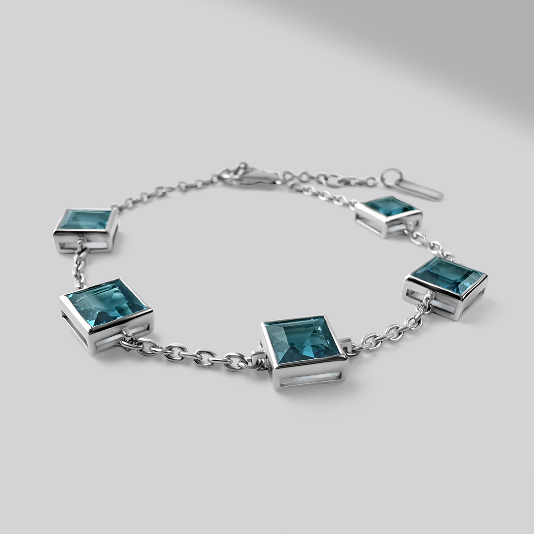 TOPAZ FLAME BRACELET Sterling Silver — main view