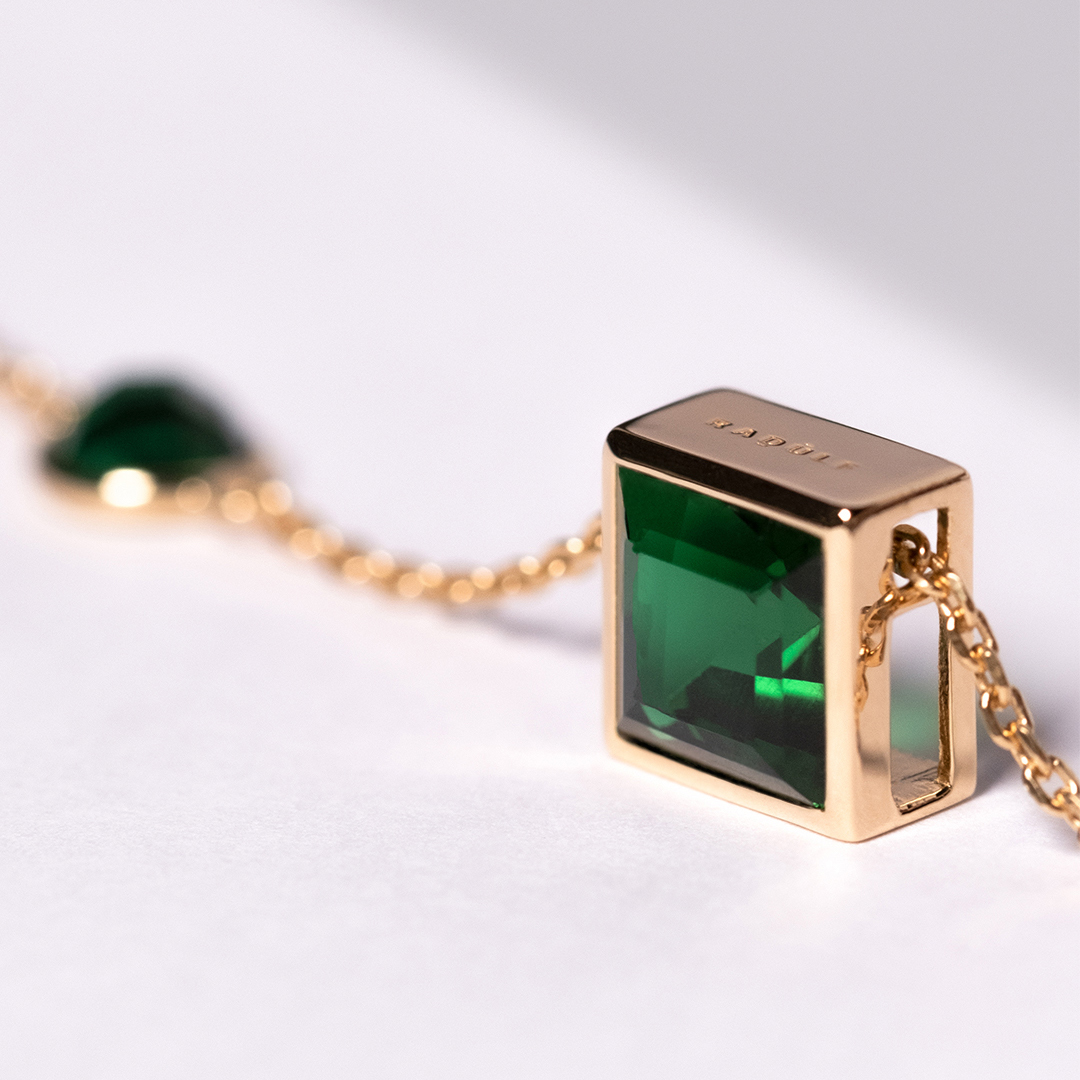 Bogota Green Emerald 18K Gold Vermeil — main view