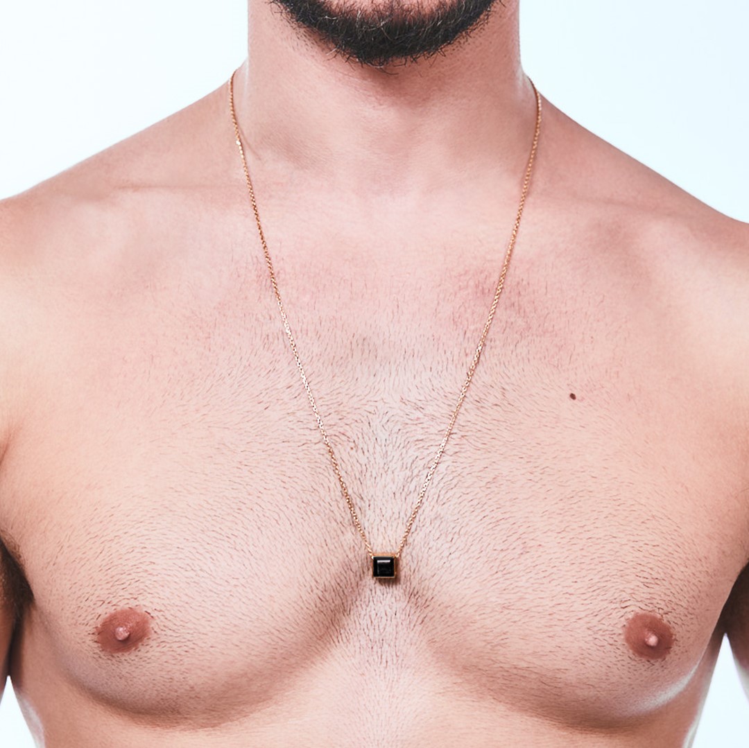 Guadalajara Dark Onyx 18K Gold Vermeil — close-up