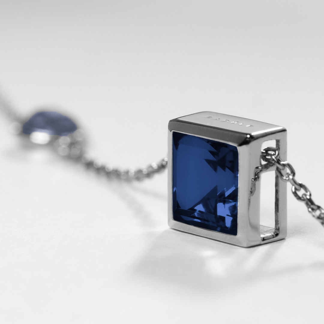Barcelona Sapphire Sterling Silver — main view
