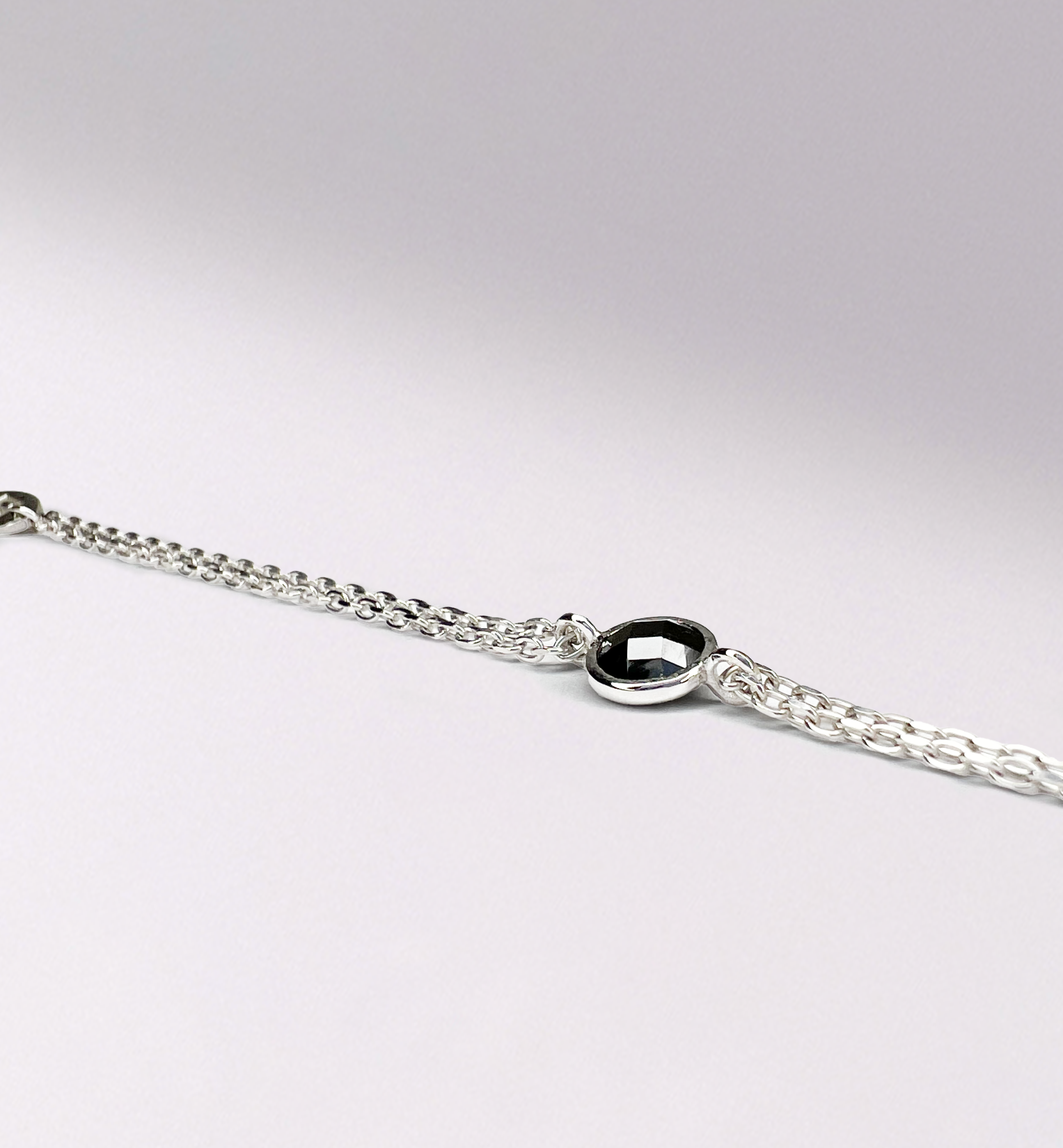 Guadalajara Onyx Bracelet Sterling Silver — on model
