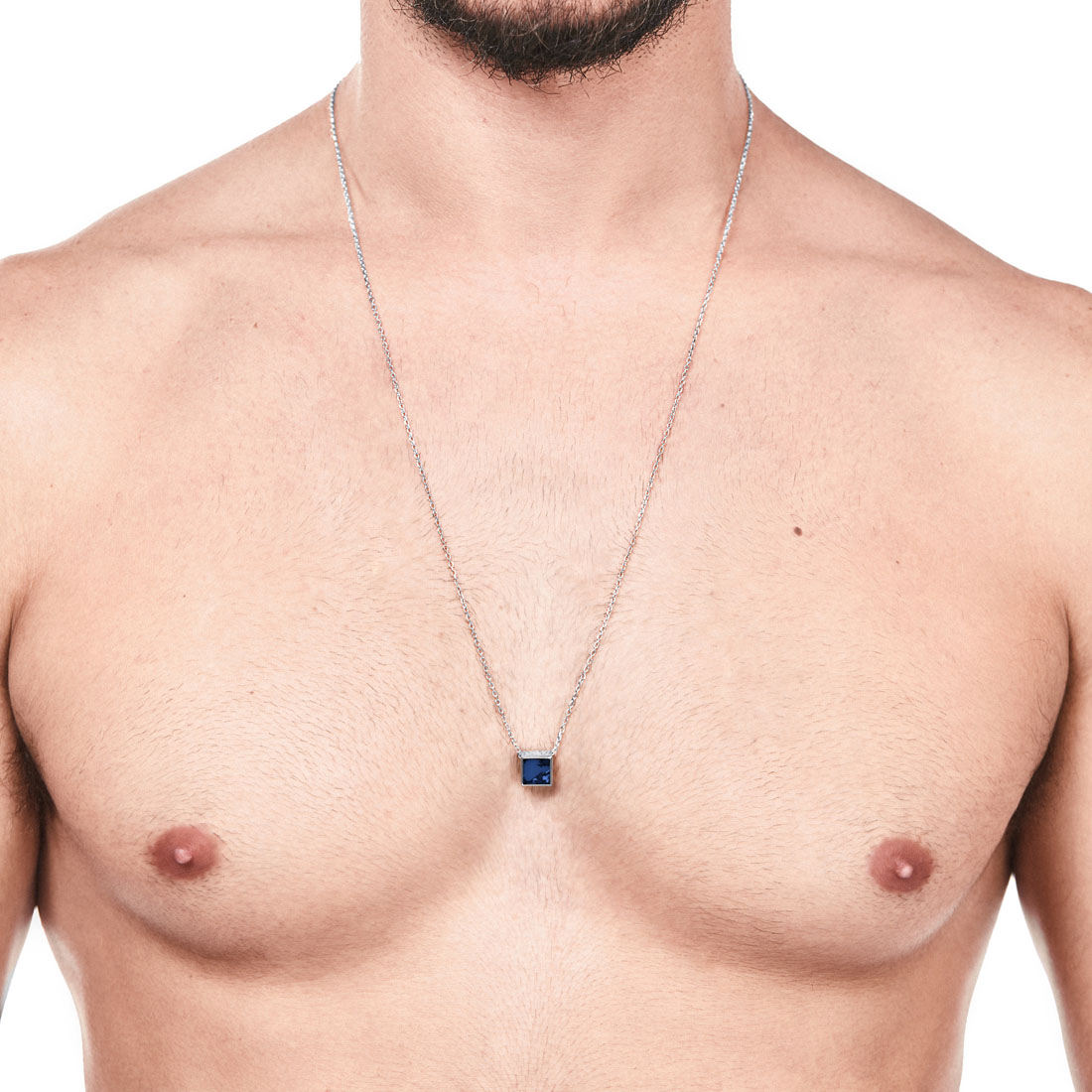 Barcelona Sapphire 18K Solid Gold — on model